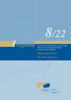 8/22 Irizpena, ekainaren 9koa, Euskal Autonomia Erkidegoko txerriazienda estentsiboaren ustiategiak  antolatzeko oinarrizko arauak garatzeko Dekretu-proiektuari buruzkoa